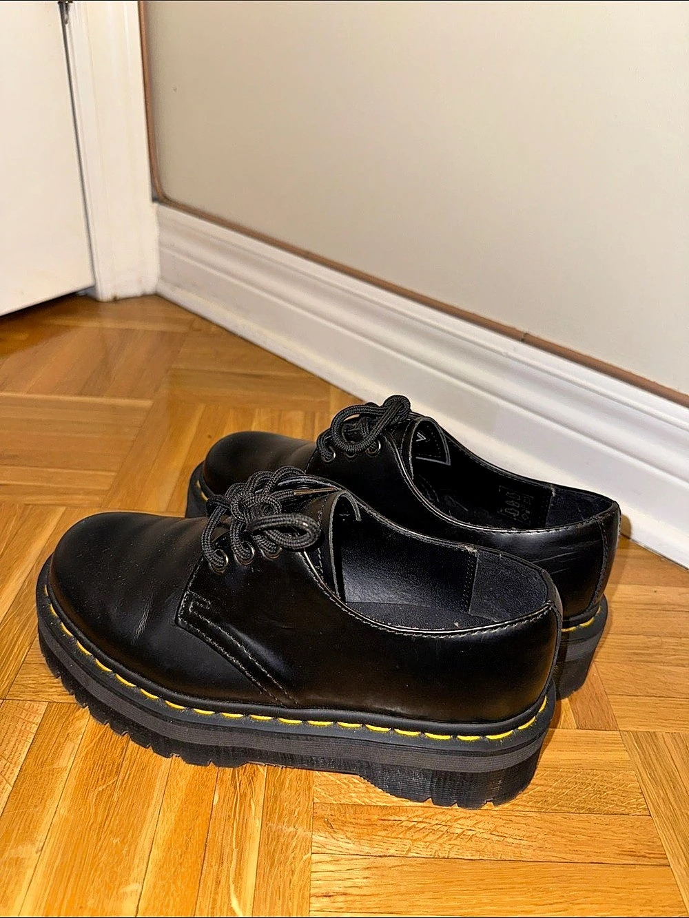 Dr. Martens 1461 Platform Lace-Up Boots Black US 7